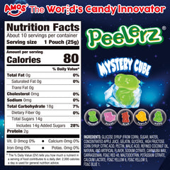 Peelerz - Bonbons pelables (nouveau mélange de saveurs - litchi + ananas + mangue) - 608 g