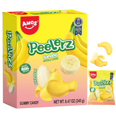 Peelerz - Bonbons pelables (nouveau mélange de saveurs - litchi + ananas + mangue) - 608 g