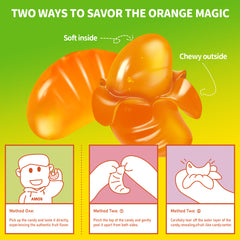 Peelerz - Bonbons pelables (nouveau mélange de saveurs - litchi + ananas + mangue) - 608 g