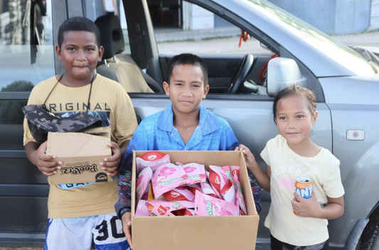 Amos Treats Nauru to Sweets: A Nationwide Celebration of Joy